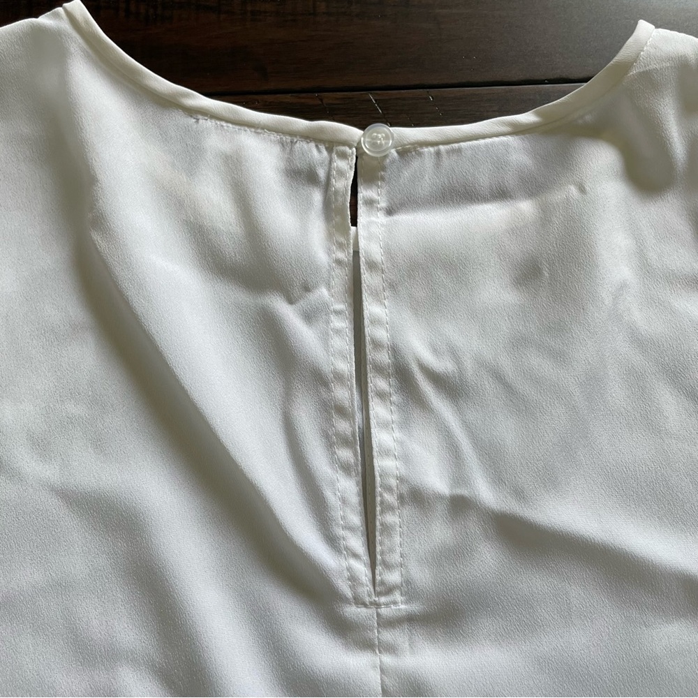 Venus Long Sleeve White Blouse - Picture 8 of 12